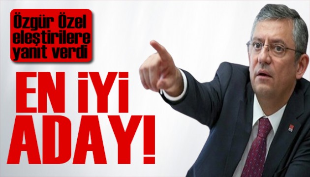 Özgür Özel'den Lütfü Savaş açıklaması: En iyi aday!