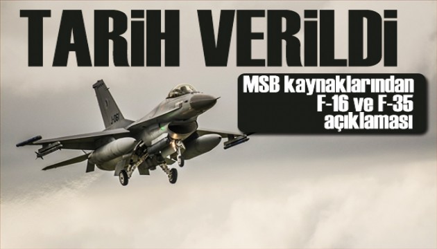 MSB'den F-16 açıklaması: Herhangi bir şart söz konusu değil