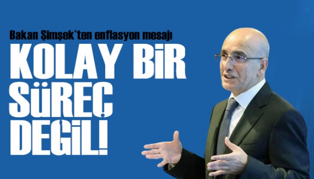 Mehmet Şimşek'ten enflasyon mesajı: Konut alabileceksiniz