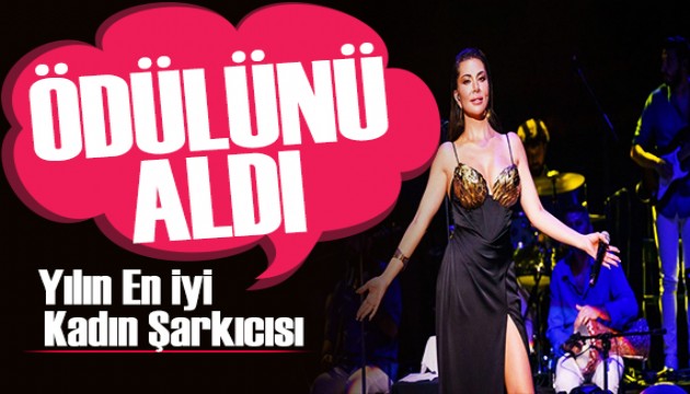 Ebru Yaşar 'Yılın En İyi Kadın Şarkıcısı' ödülünü aldı: Her ödül heveslendiriyor