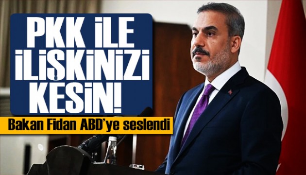 Dışişleri'nden ABD'ye çağrı: PKK ile ilişkinizi kesin!