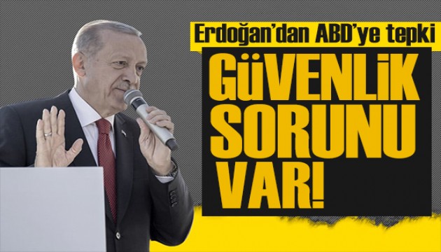 Erdoğan'dan ABD'ye tepki: Acı bir tebessümle karşılıyoruz