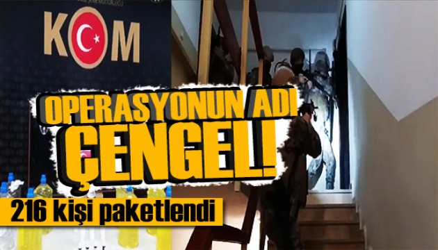 Bakan Yerlikaya duyurdu: Tüm yurtta operasyon! 216 gözaltı