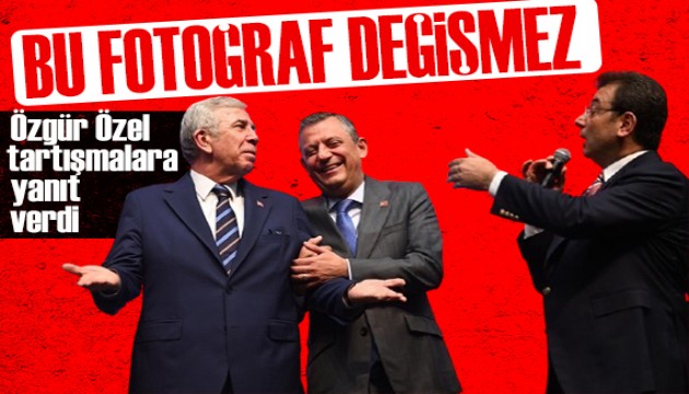 Özgür Özel'den İmamoğlu ve Yavaş açıklaması: Birliktelik fotoğrafımız değişmez
