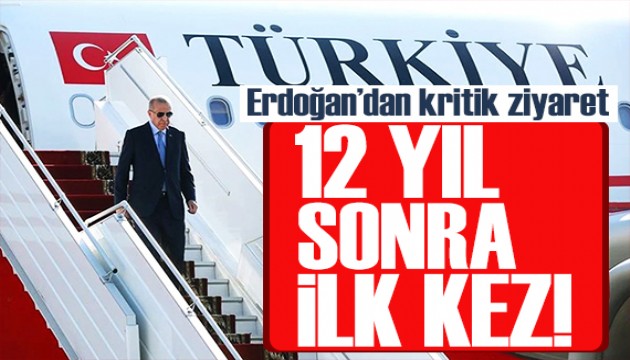 12 yıl sonra ilk! Erdoğan Irak'a gidecek