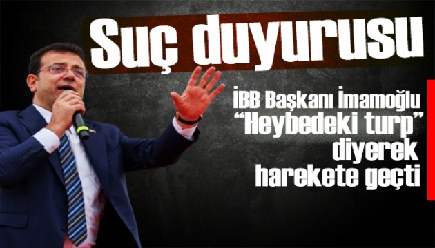 İmamoğlu'ndan S.B'ye suç duyurusu