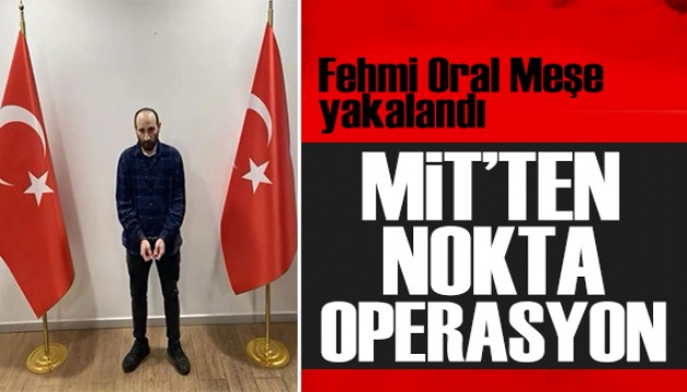 MİT ve Emniyet'ten ortak operasyon: Fehmi Oral Meşe enselendi