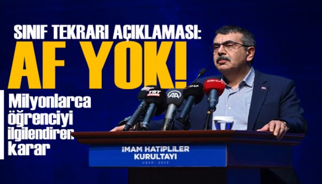 Öğrenciler dikkat! Bakan Tekin açıkladı: Af düşünmüyoruz!