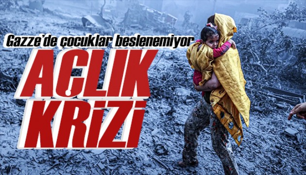 Gazze'de açlık krizi! Çocuklar beslenemiyor!