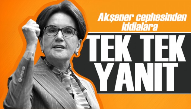 Akşener cephesinden iddialara yanıt! Akşener'e yakın isim tek tek açıkladı