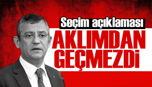 Özgür Özel'den seçim yorumu: Seçmenin gözünde yara alır