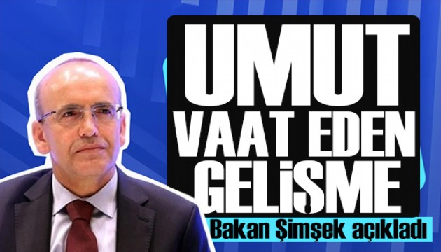 Bakan Şimşek'ten enflasyon açıklaması: İyileşme sürüyor