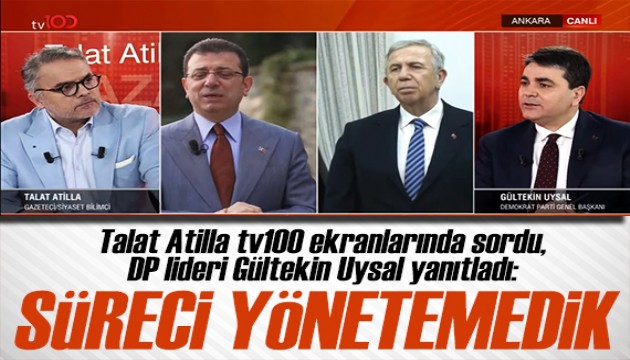 Talat Atilla ile Pazar Siyaseti başladı! DP lideri Gültekin Uysal: Süreci yönetemedik