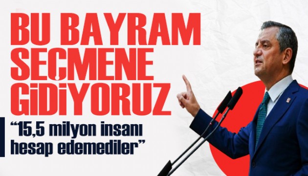 Özgür Özel'den Saraçhane çıkışı: Bu bayram millete gidiyoruz