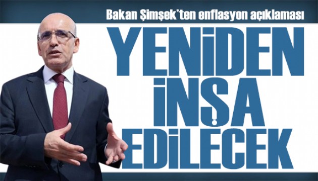 Bakan Şimşek'ten enflasyon açıklaması: Düşüş trendine girecek