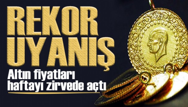 Altın yeni haftaya yükselişle başladı