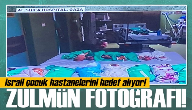 İsrail'in bomba yağdırdığı Gazze'de bebekler battaniyelerle korunuyor!