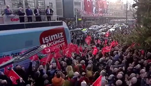 Özgür Özel'e miting şoku!