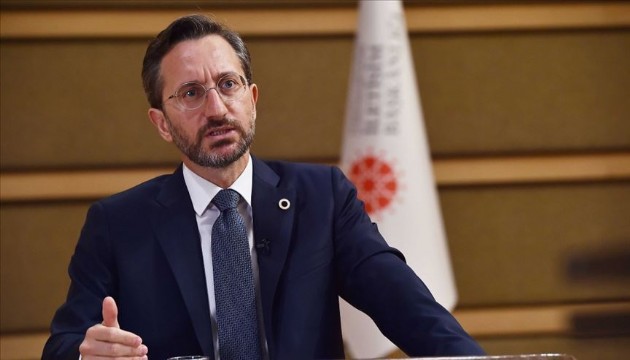 Fahrettin Altun'dan şehitler için başsağlığı mesajı