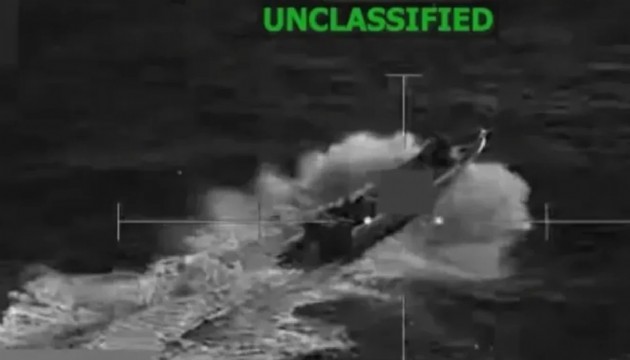 Uyuşturucu taşıyan tekne vuruldu