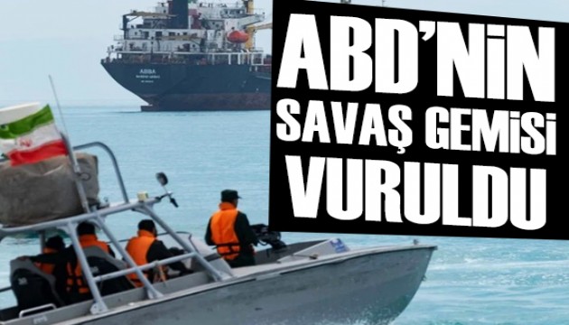 İran, ABD savaş gemisini vurdu