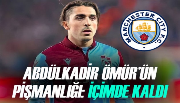 Trabzonsporlu Abdülkadir Ömür'den büyük itiraf: 'O transfer içimde kaldı'