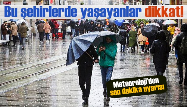 Meteoroloji'den 9 ile sarı kodlu uyarı: Dikkat! İstanbul ve Ankara'da hava nasıl olacak?