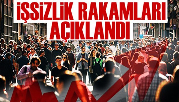 İşsizlik rakamları açıklandı: Yüzde 10!