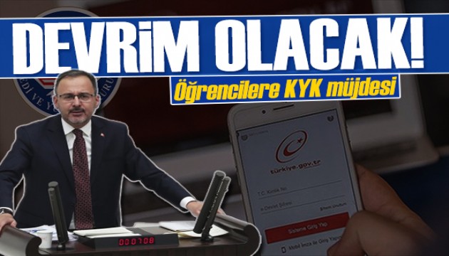 Öğrencilere KYK müjdesi: Rakamlarla devrim yapacağız