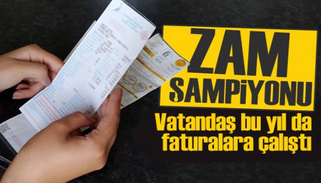 Enerji faturaları bu yılın zam şampiyonu oldu