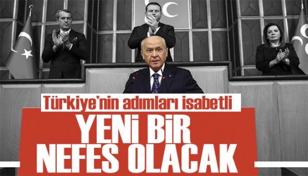 Bahçeli'den net mesaj: Türkiye'nin attığı adımlar isabetli