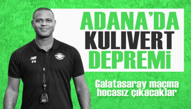 Adana Demirspor'da deprem! Fatura Patrick Kluivert'a kesildi