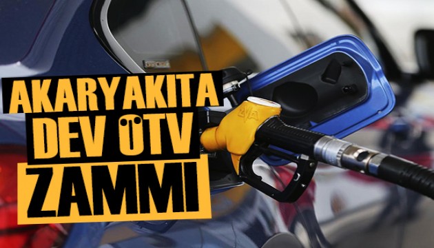 Benzin, motorin ve LPG'ye ÖTV zammı