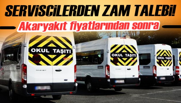 Servisçilerden zam talebi!