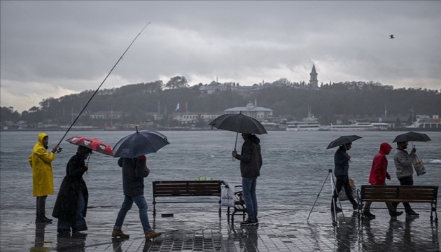 İstanbul'da sağanak yağış bekleniyor!