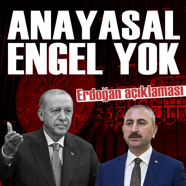 AK Parti'den Erdoğan açıklaması: 'Anayasal bir engel yok'