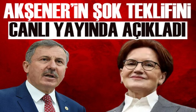 Selçuk Özdağ, Meral Akşener'in şok teklifini canlı yayında açıkladı