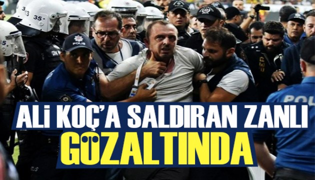 Ali Koç'a saldıran zanlı gözaltında