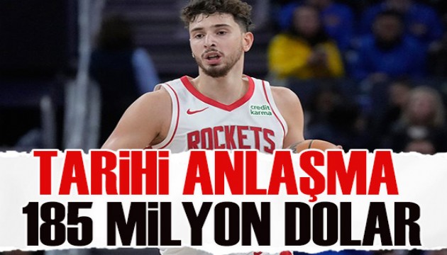 Milli basketbolcu Alperen Şengün'den tarihi sözleşme!