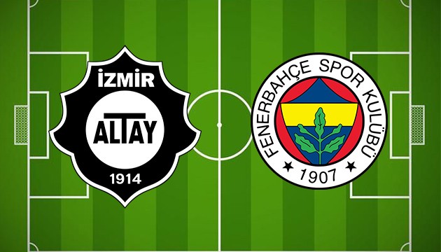 Altay - Fenerbahçe maçının 11'leri belli oldu