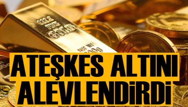 Altına ateşkes dopingi