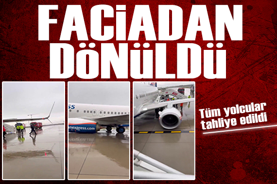 Antalya Havalimanı'nda korkutan anlar