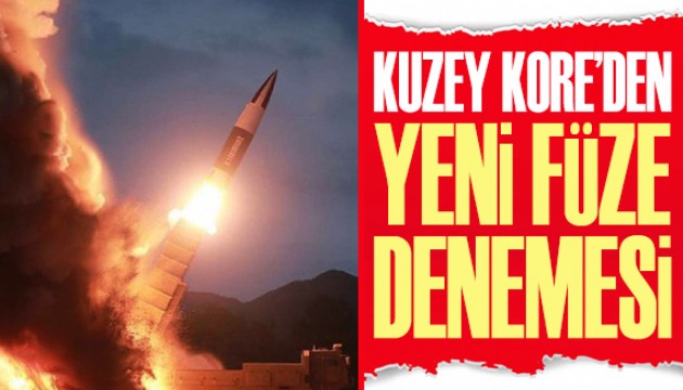 Kuzey Kore'den yeni füze denemesi