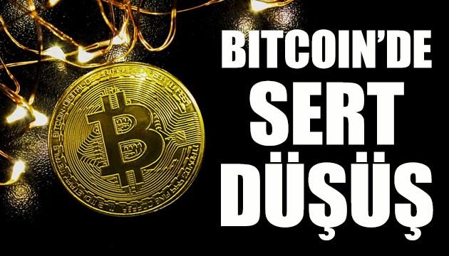 Bitcoin'de düşüş sürüyor!