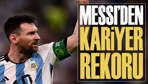 Lionel Messi'den kariyer rekoru