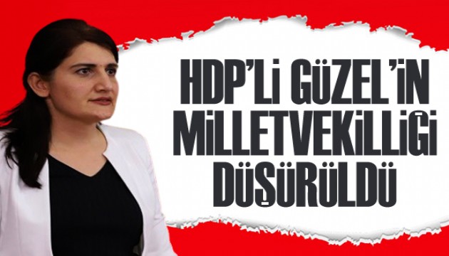 HDP'li Semra Güzel'in milletvekilliği düşürüldü!