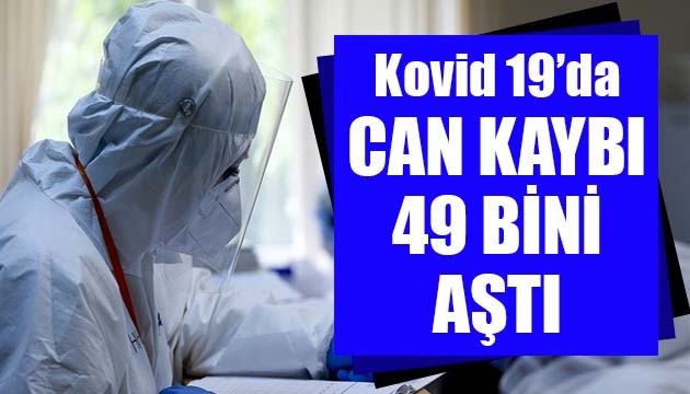 Sağlık Bakanlığı, Kovid 19'da son verileri açıkladı: Can kaybı 49 bini aştı