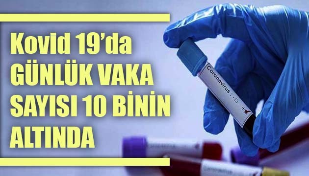 Sağlık Bakanlığı, Kovid 19'da son verileri açıkladı: Günlük vaka sayısı 10 binin altında