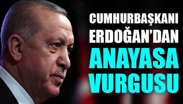Erdoğan'dan YİK Toplantısı'nda 'Anayasa' vurgusu