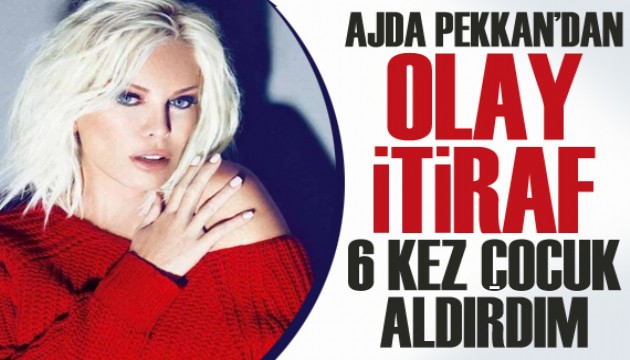 Ajda Pekkan gündem yaratacak açıklama: Altı kez hamile kaldım